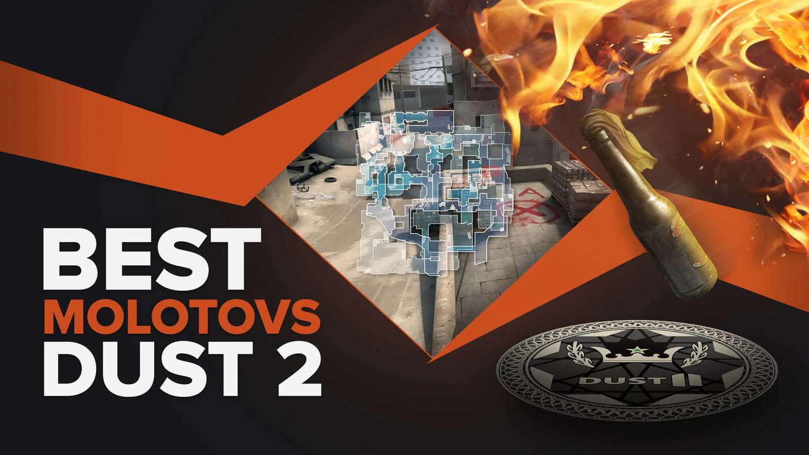 Best Molotovs on Dust 2