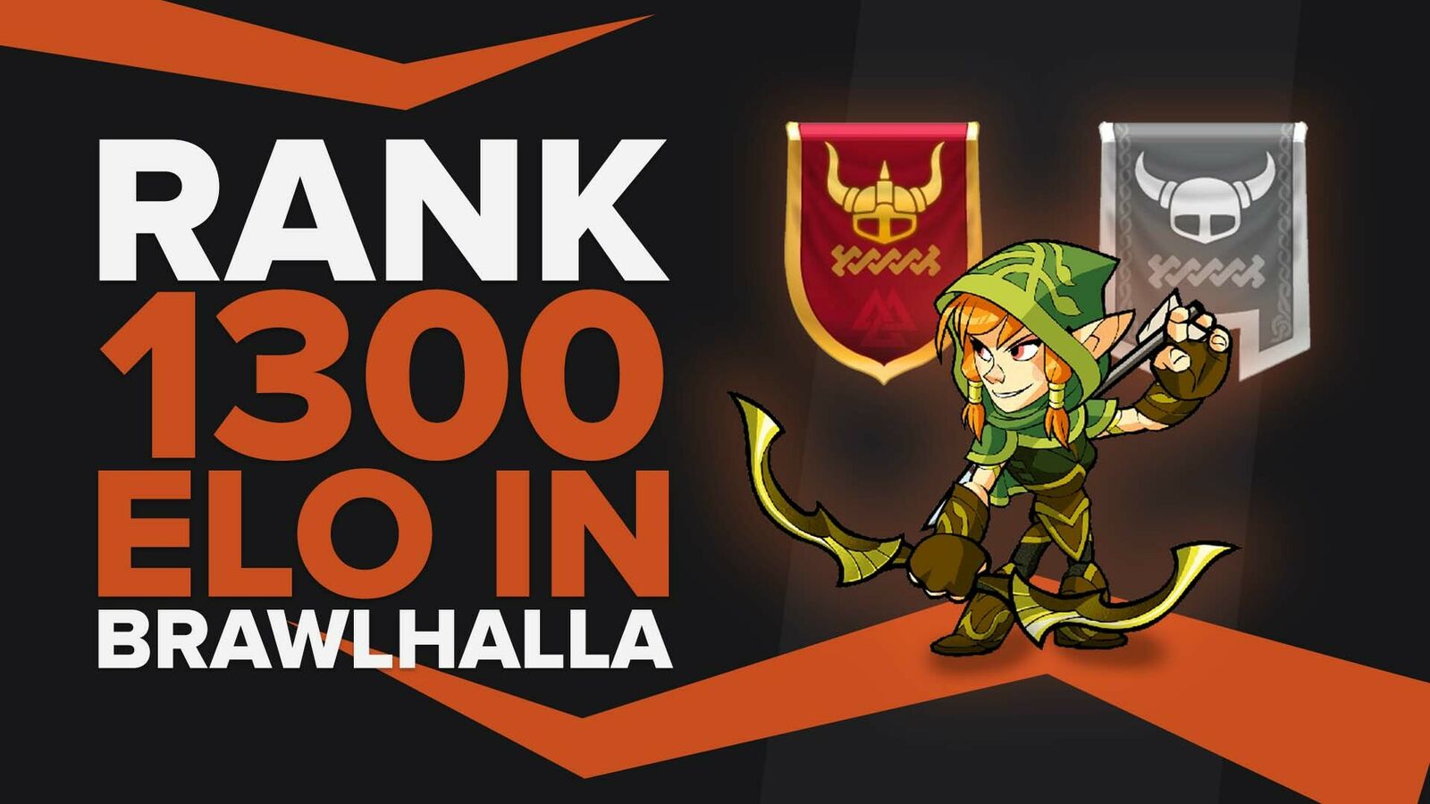 What rank is 1300 Elo in Brawlhalla?
