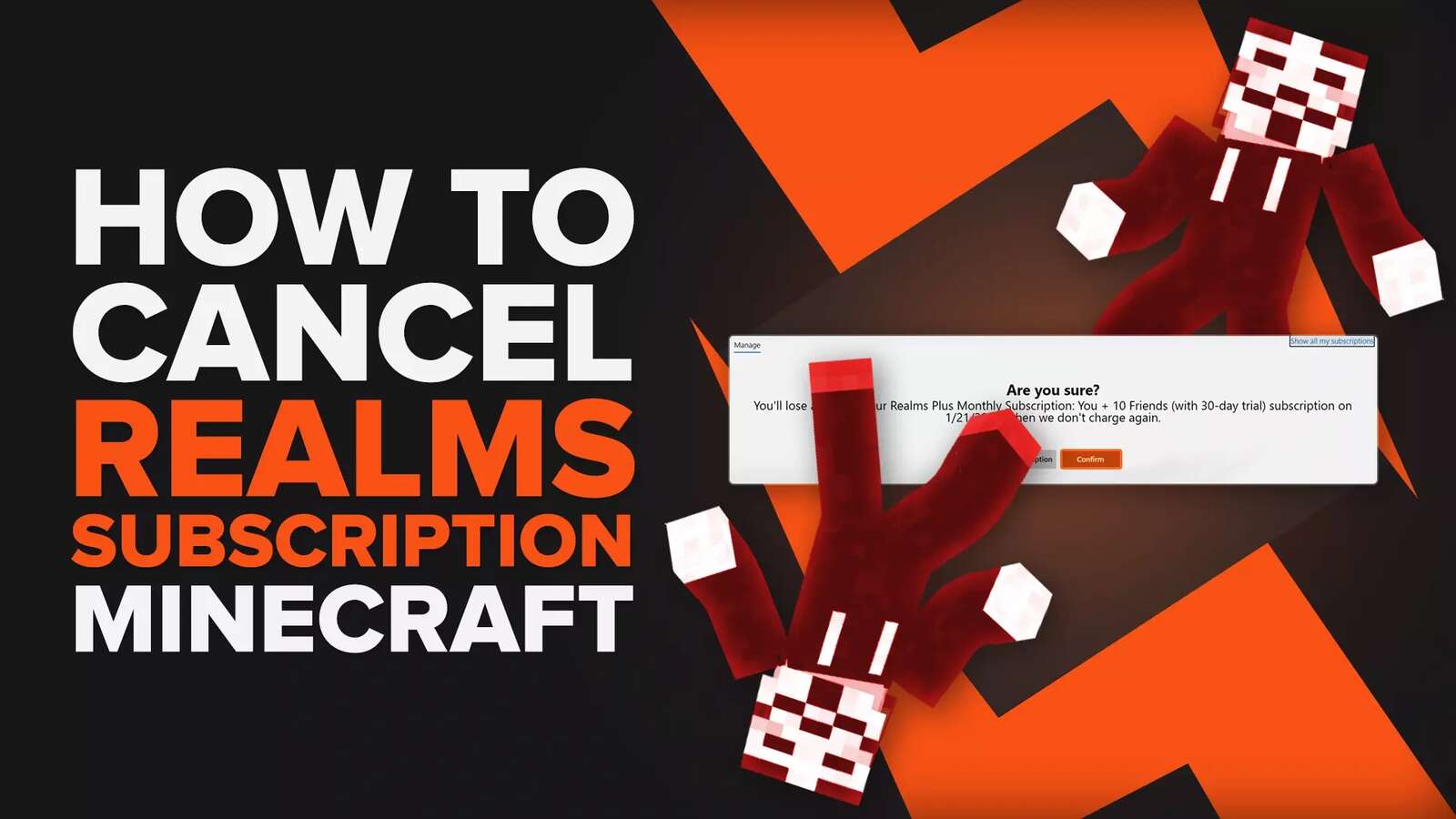 Here's How to Quickly Cancel Minecraft Realms Subscription