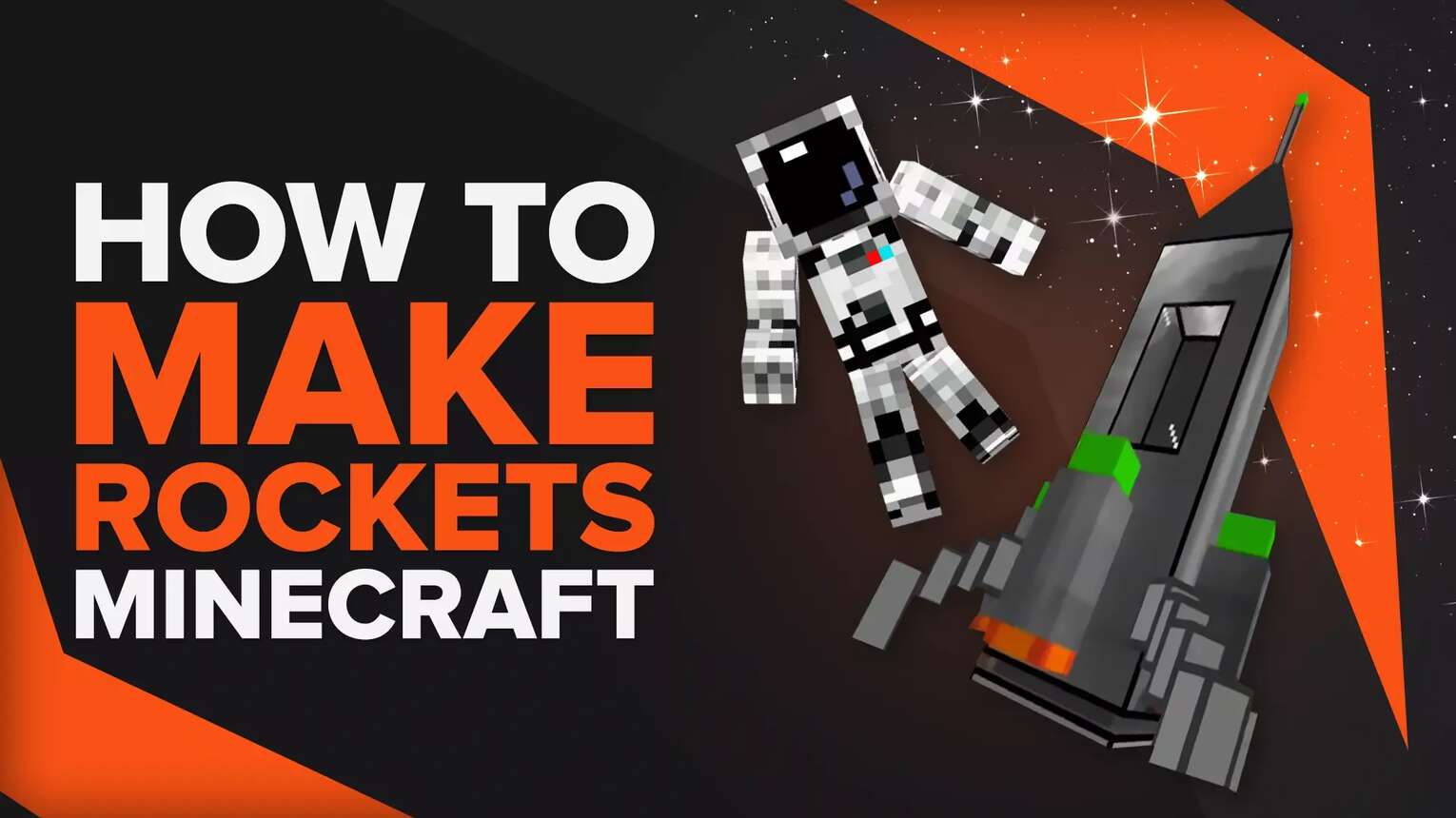 Here's How to Easily Make Rocket Ships in Minecraft