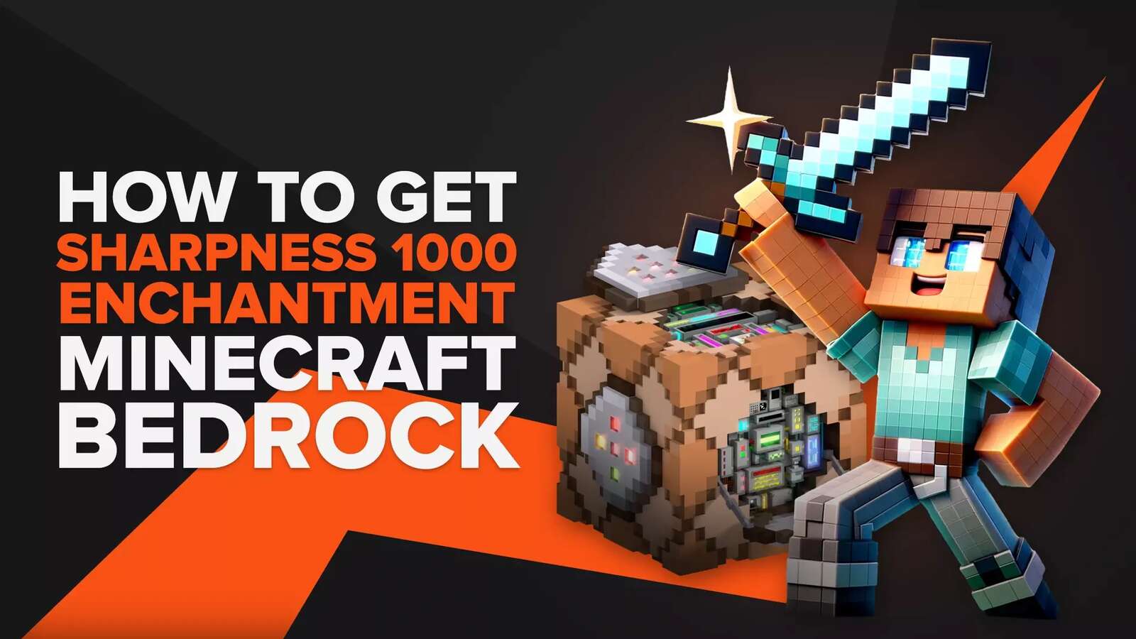 How to Get Sharpness 1000 Enchantment in Minecraft Bedrock