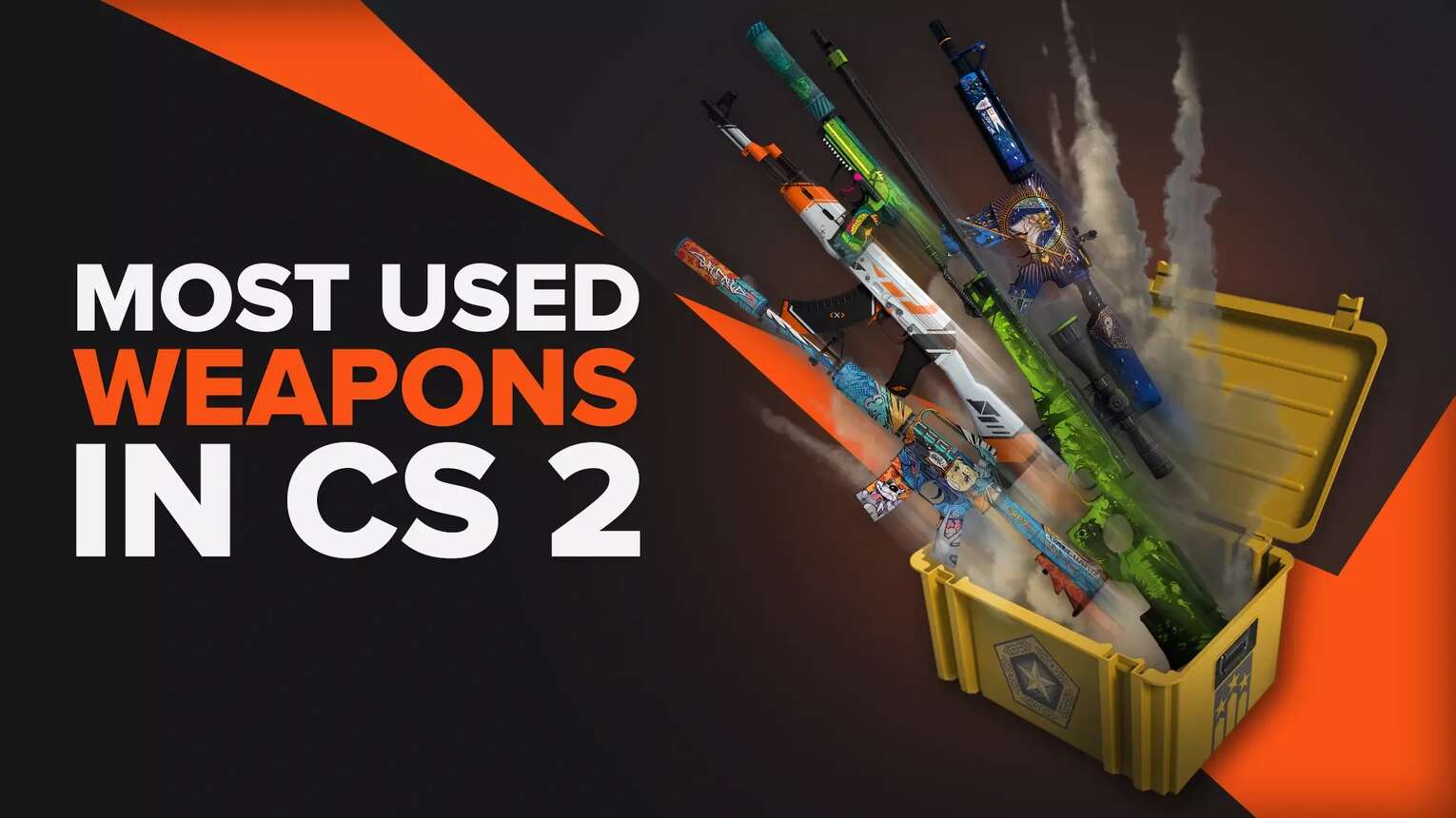 The Top 10 Most Used Weapons In CS2 (CSGO) [Ranked]