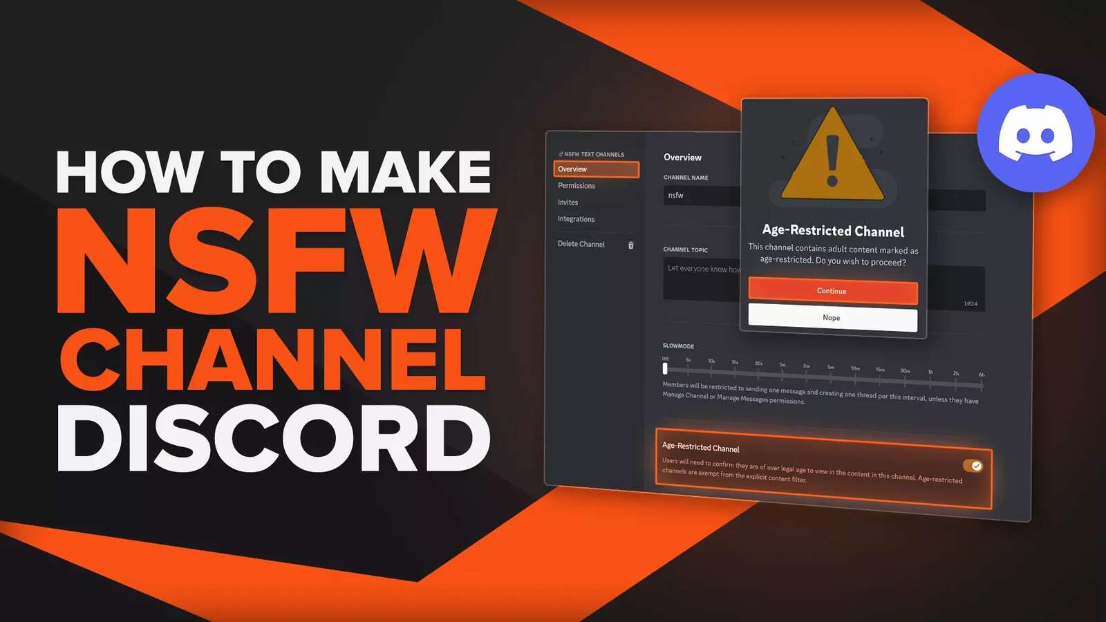 How To Make An NFSW Channel On Discord [Desktop And Mobile]