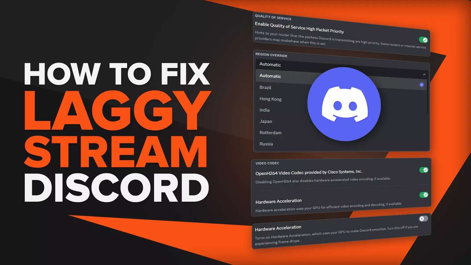 How To Fix A Laggy, Stuttery & Poor Quality Discord Stream