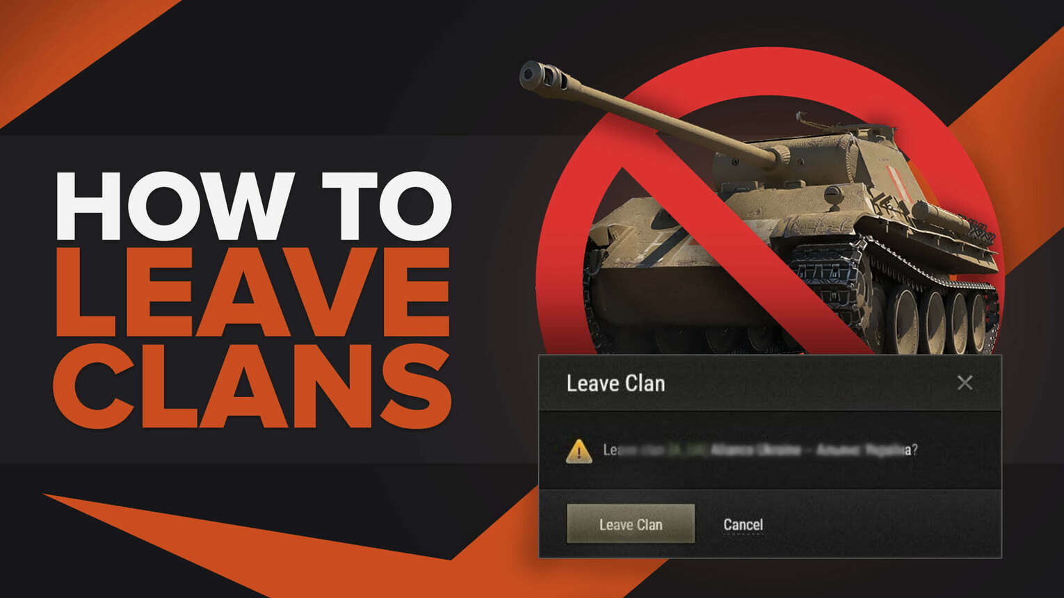How To Leave A Clan In World of Tanks