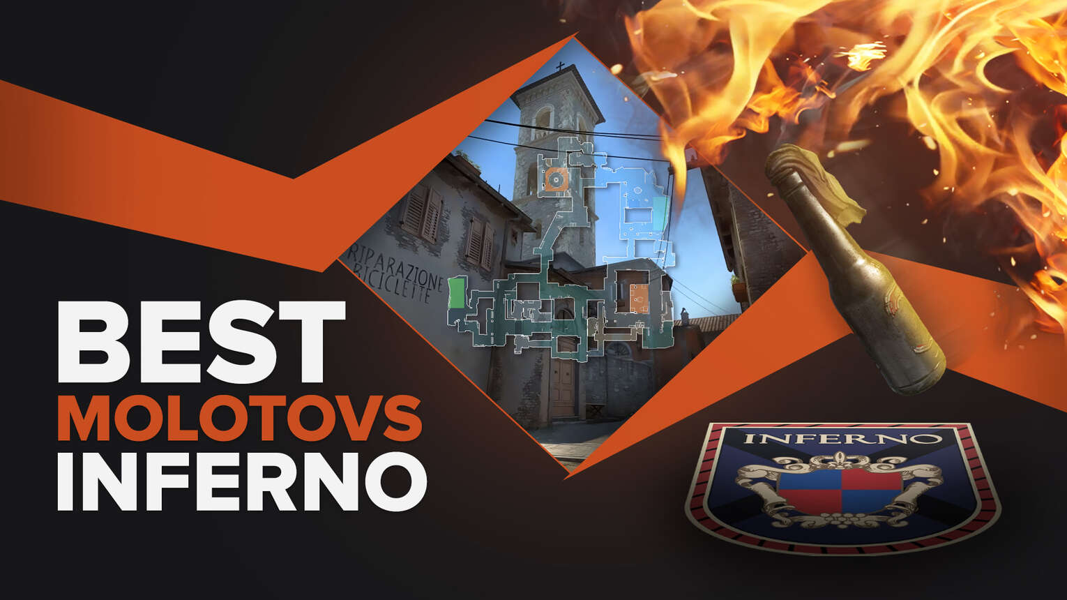 CS2 (CSGO) Best Molotovs on Inferno