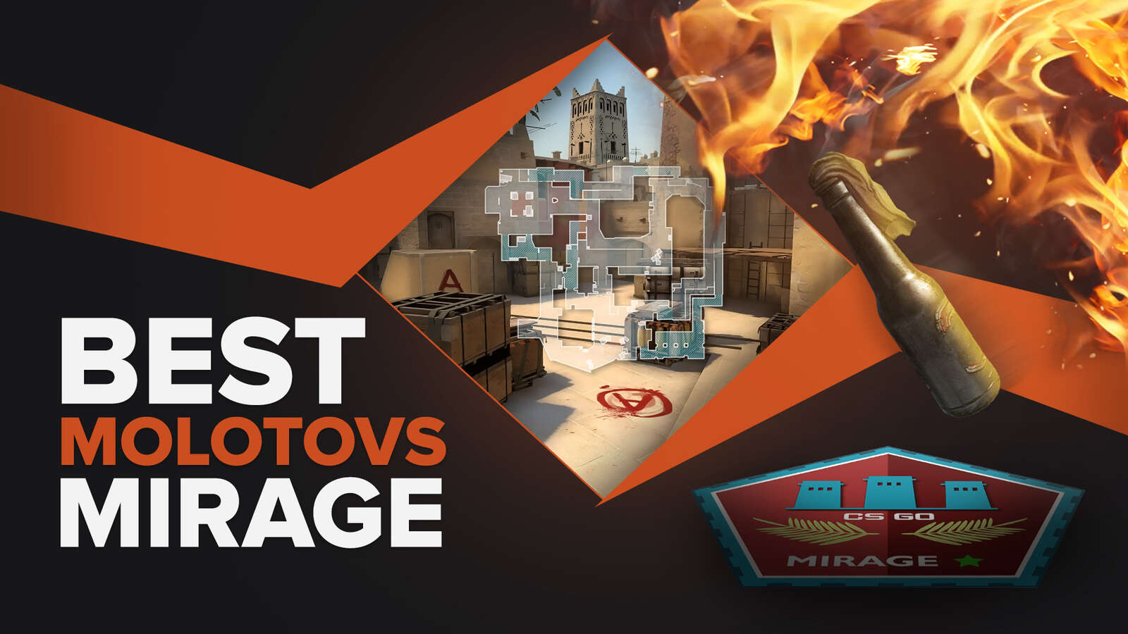 CSGO Best Molotovs on Mirage