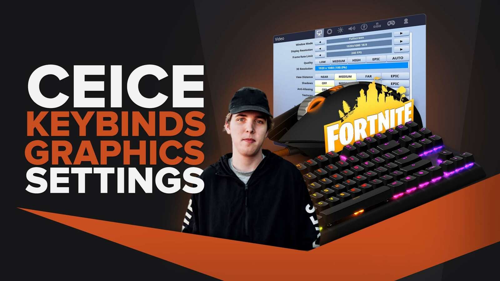 Ceice | Keybinds, Mouse, Video Pro Fornite Settings