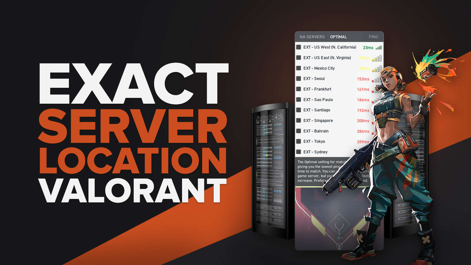The Exact Locations for All Valorant Servers