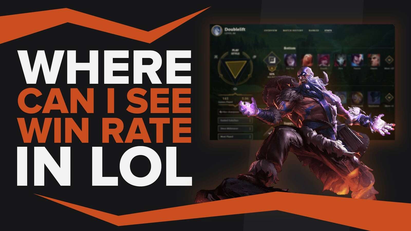 Where To See League of Legends Win Rate