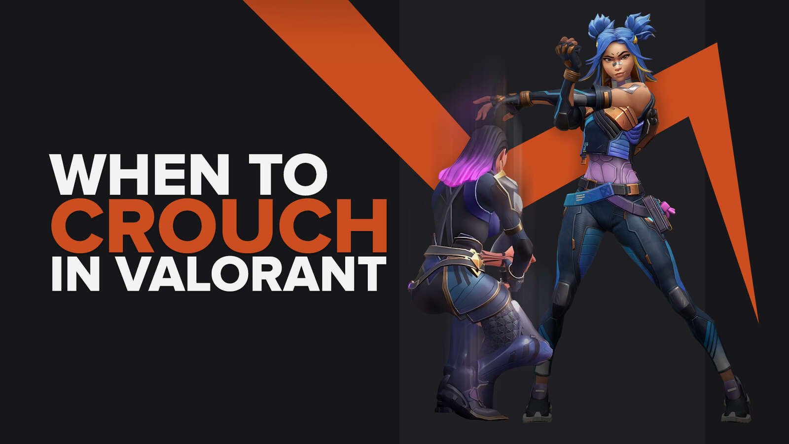 When to crouch in Valorant