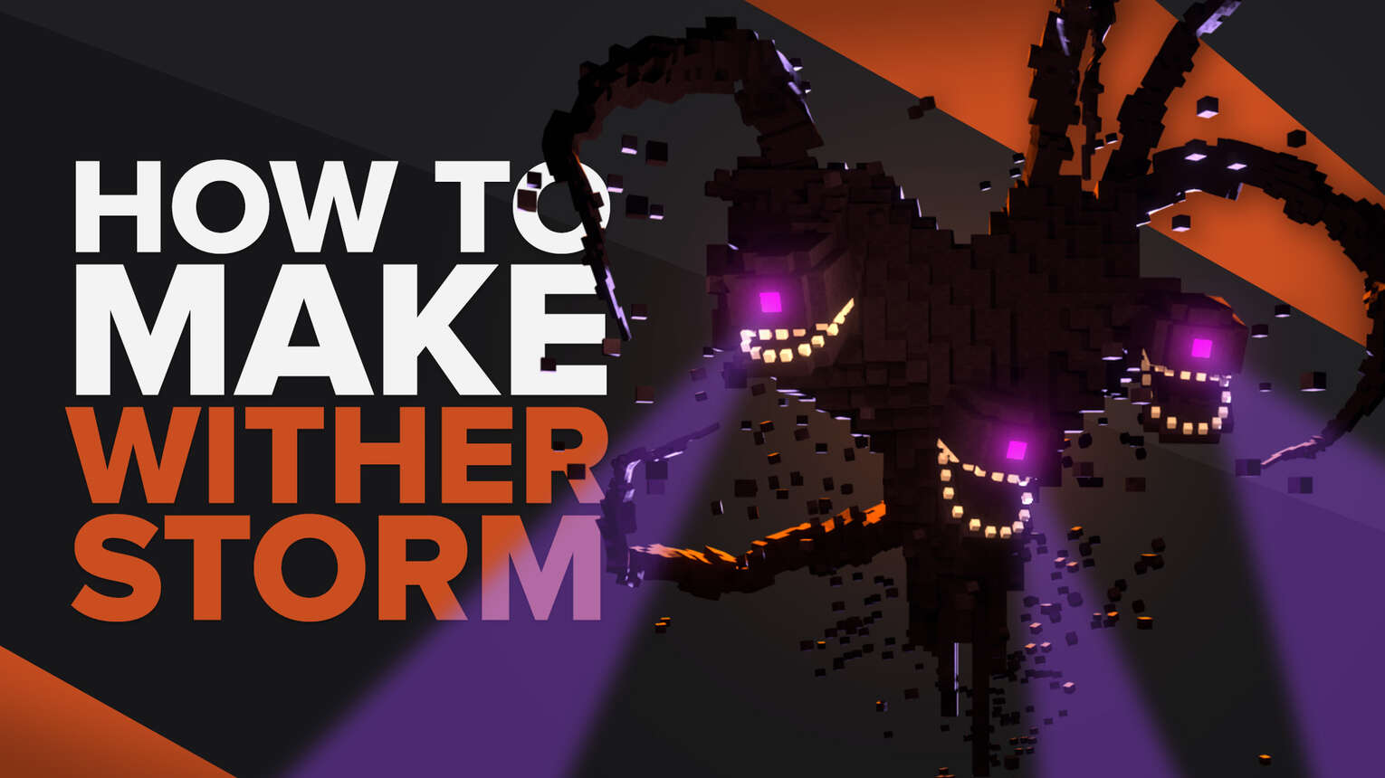 CRAFTING THE WITHER STORM IN MINECRAFT!! 