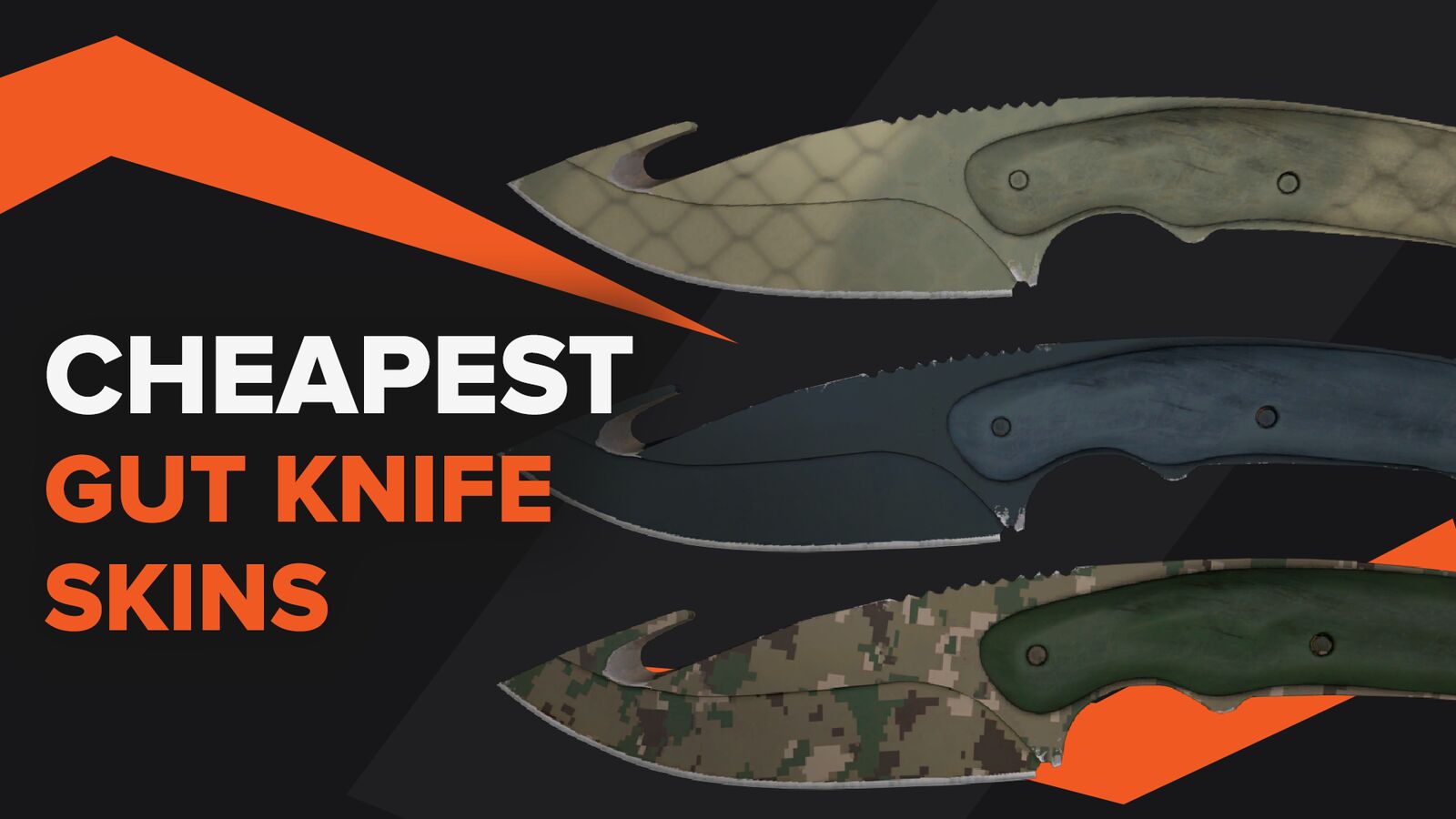 Cheapest Gut Knife Skins in CS2