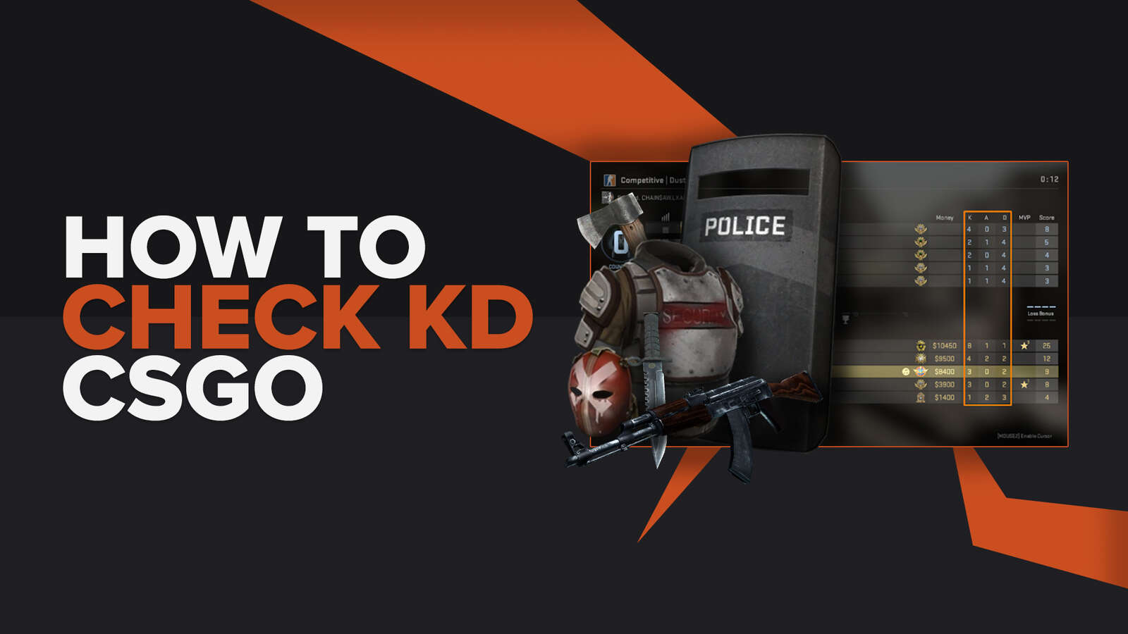 How To Check KD Ratio in CSGO