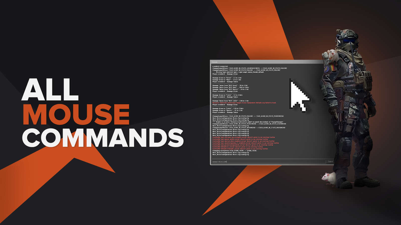 All mouse commands in CS2 (CSGO) 