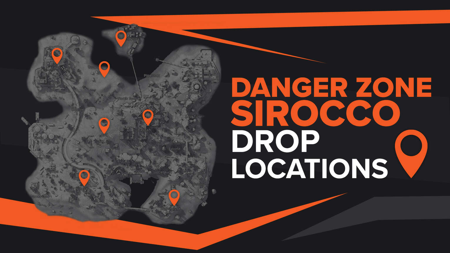 Best CS2 (CSGO) sirocco Drop Locations in Danger Zone