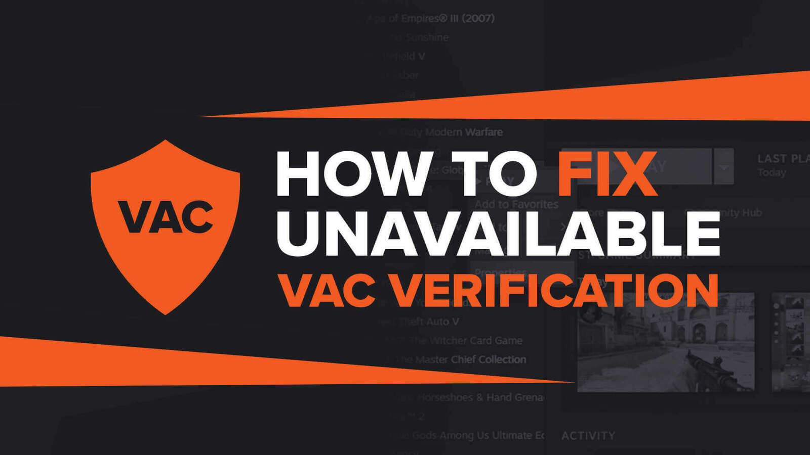 How to fix VAC was unable to verify your game session
