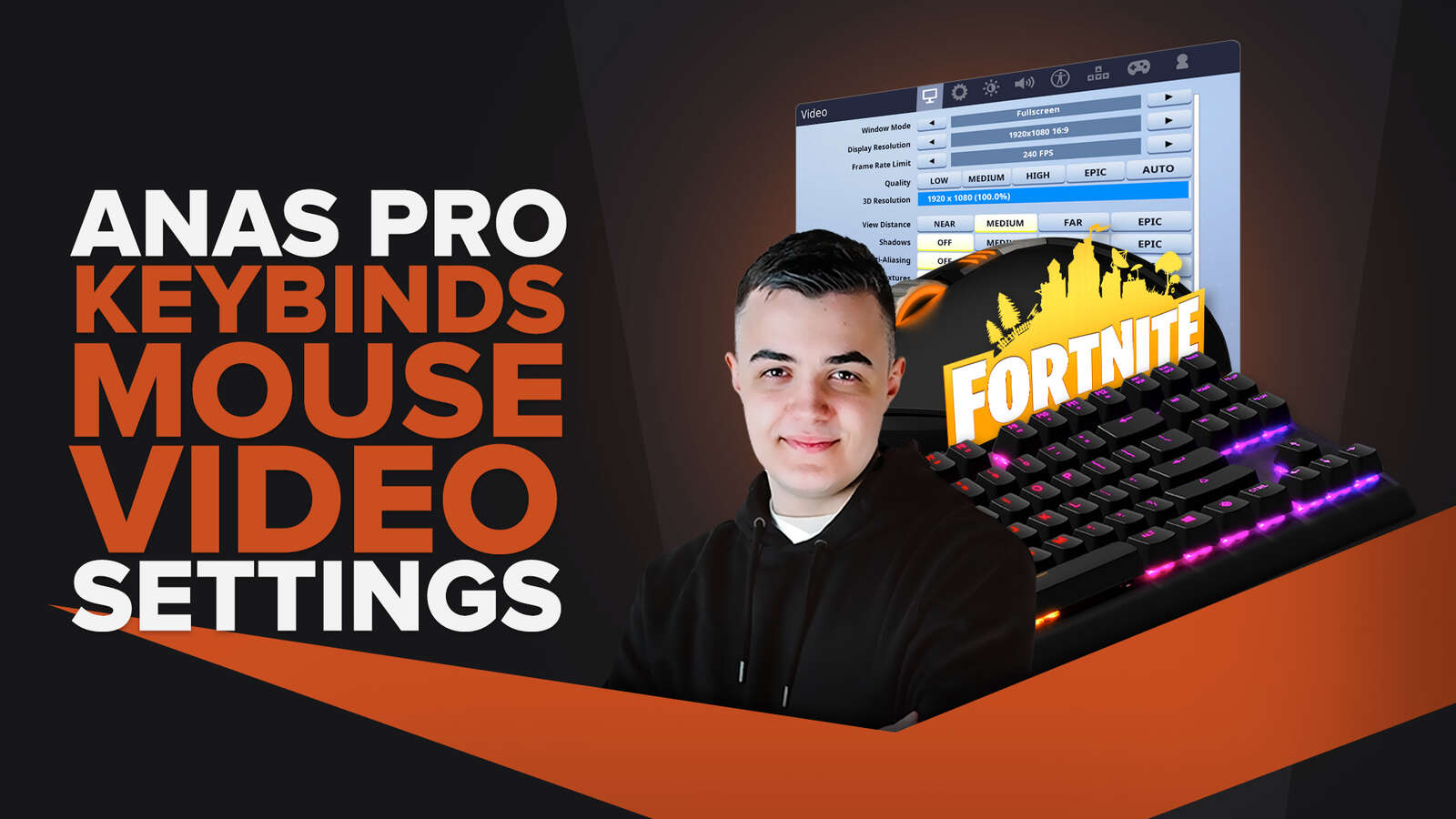 Anas | Keybinds, Mouse, Video Pro Fornite Settings