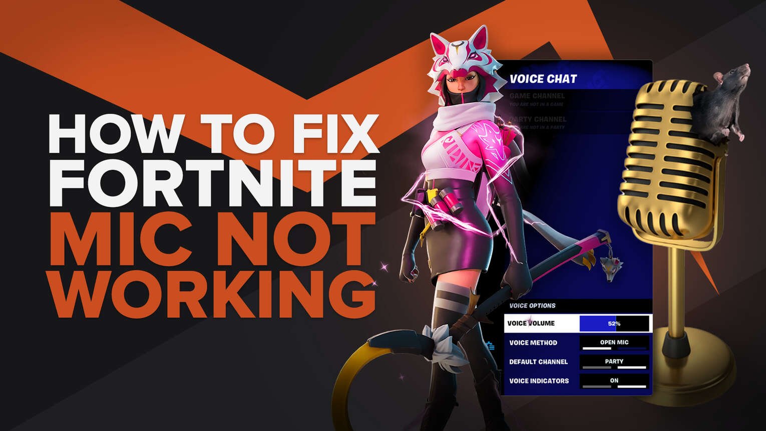 How To Fix Game Chat Audio in Fortnite (Voice Chat Not Working) 