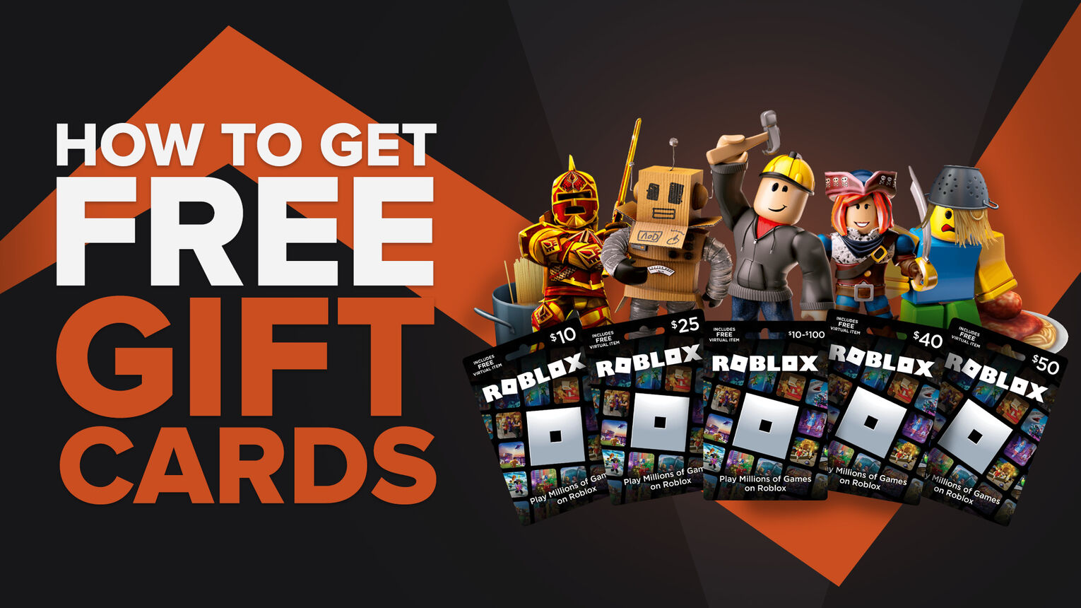 How To Get Free Gift Cards In Roblox (Without a Generators)