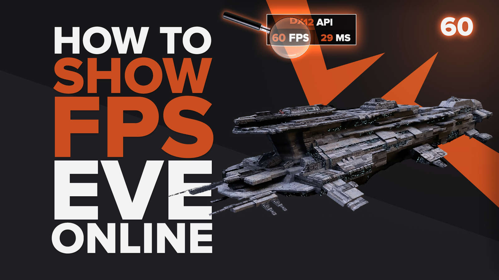 How to show your FPS in Eve Online in a few clicks