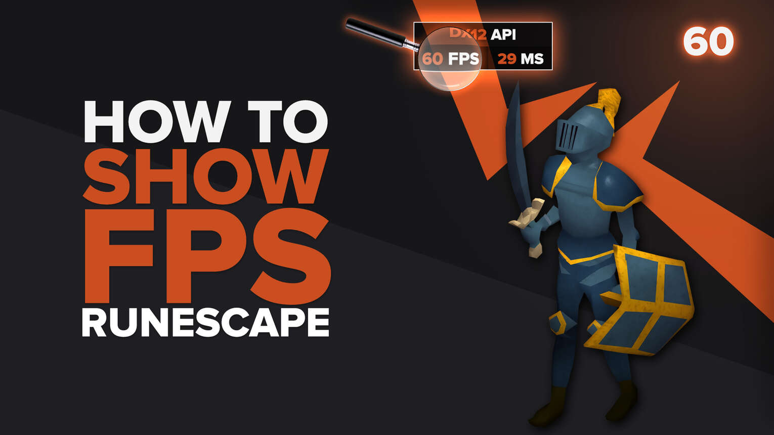 How to show your FPS in Runescape in a few clicks