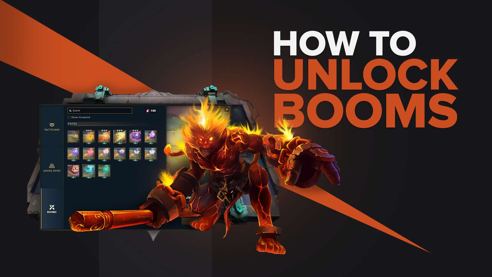 How To Unlock TFT Booms