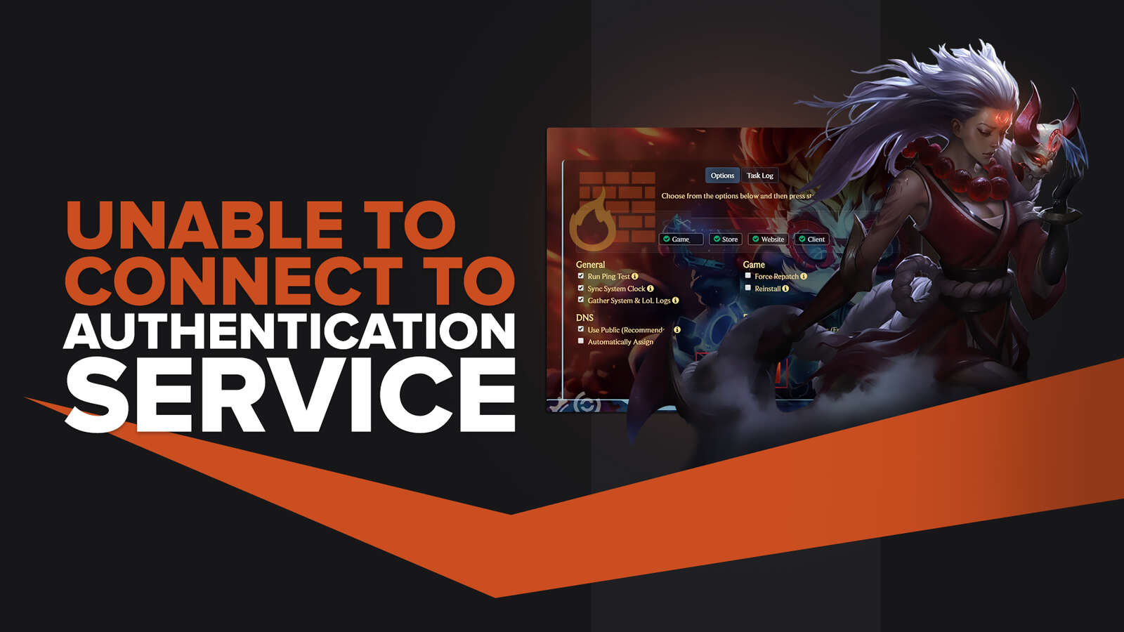 League of Legends: “Unable to connect to authentication service”