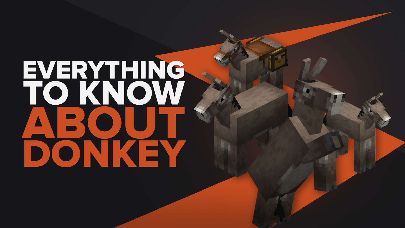 Everything About Minecraft Donkeys [Taming, Facts & More]