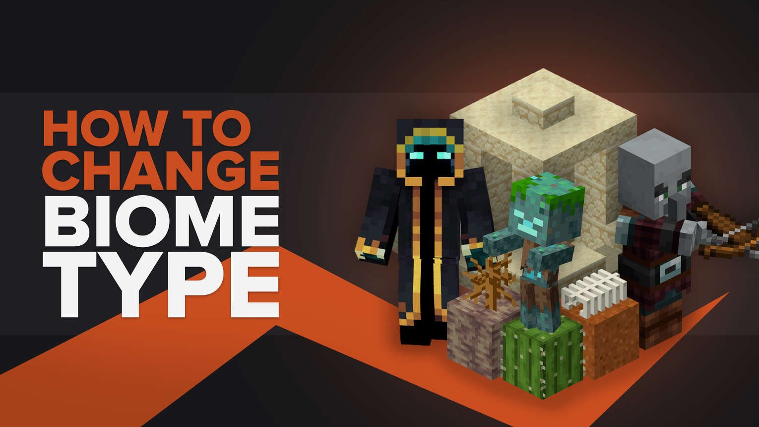 How to change your Biome type in Minecraft