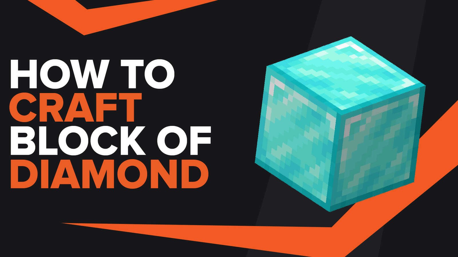 How To Make Block Of Diamond In Minecraft