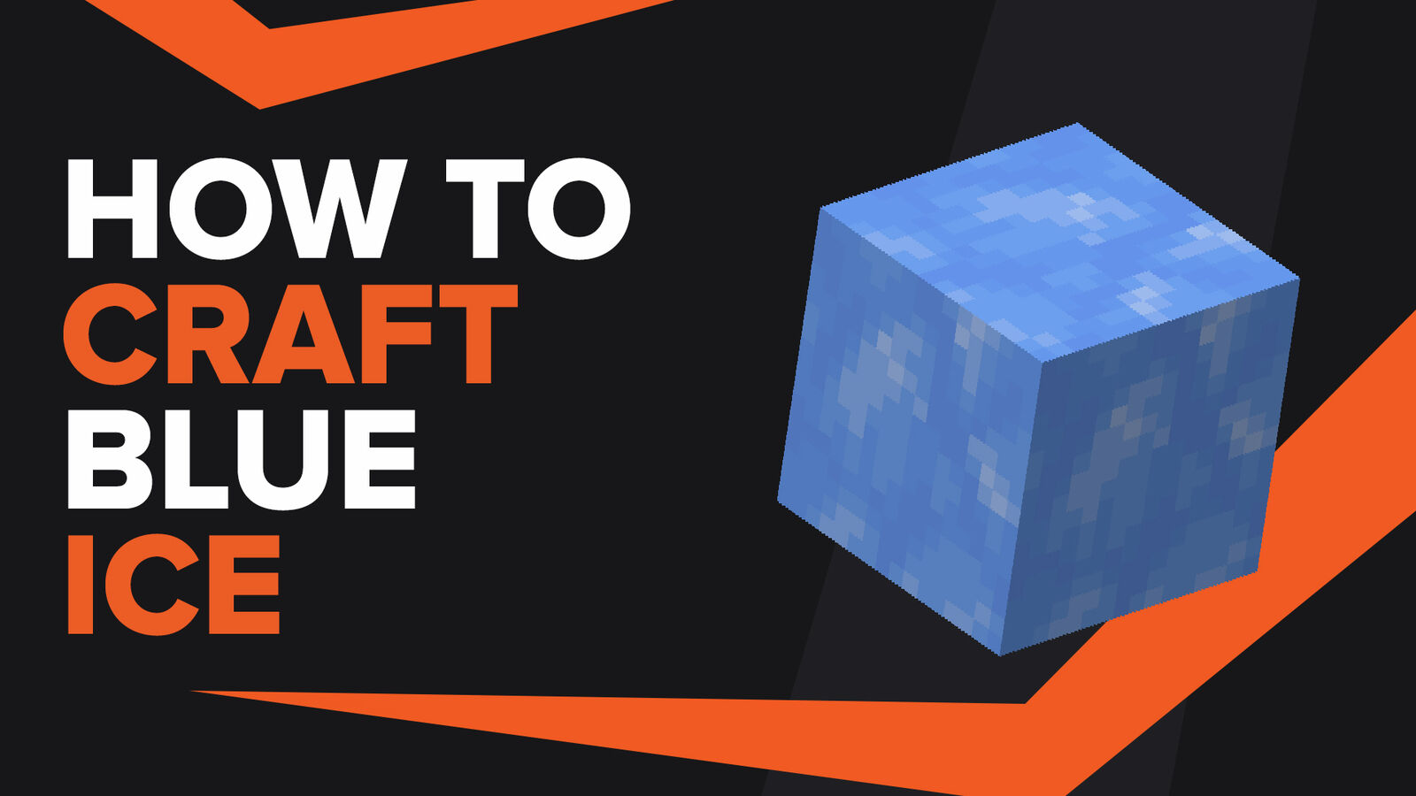 How To Make Blue Ice In Minecraft