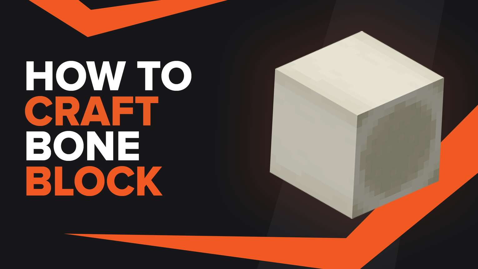 How To Make Bone Block In Minecraft