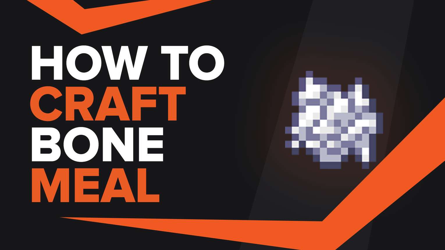 How To Make Bone Meal In Minecraft