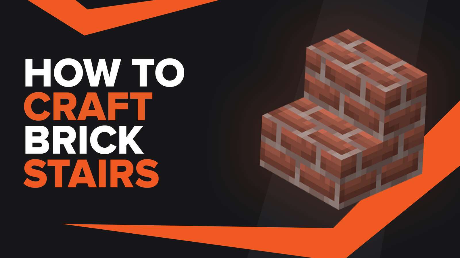 How To Make Brick Stairs In Minecraft