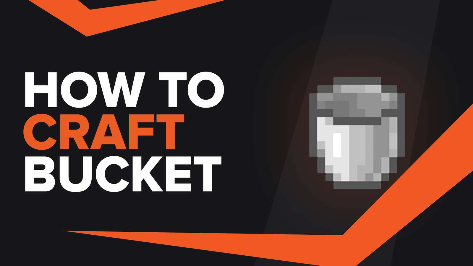 How To Make Bucket In Minecraft