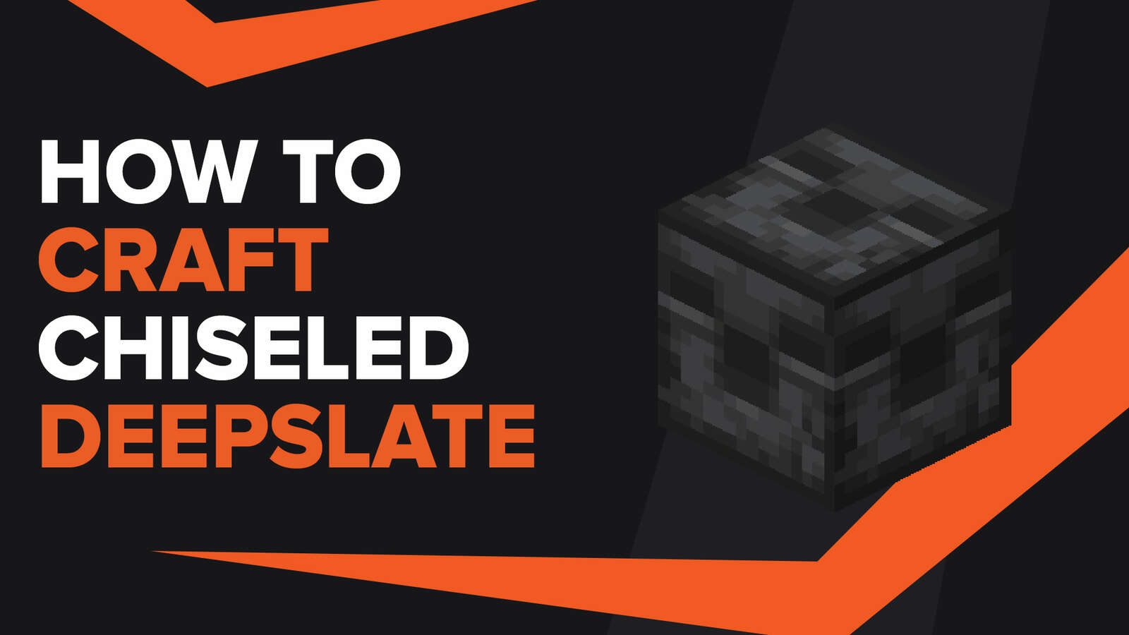 How To Make Chiseled Deepslate In Minecraft
