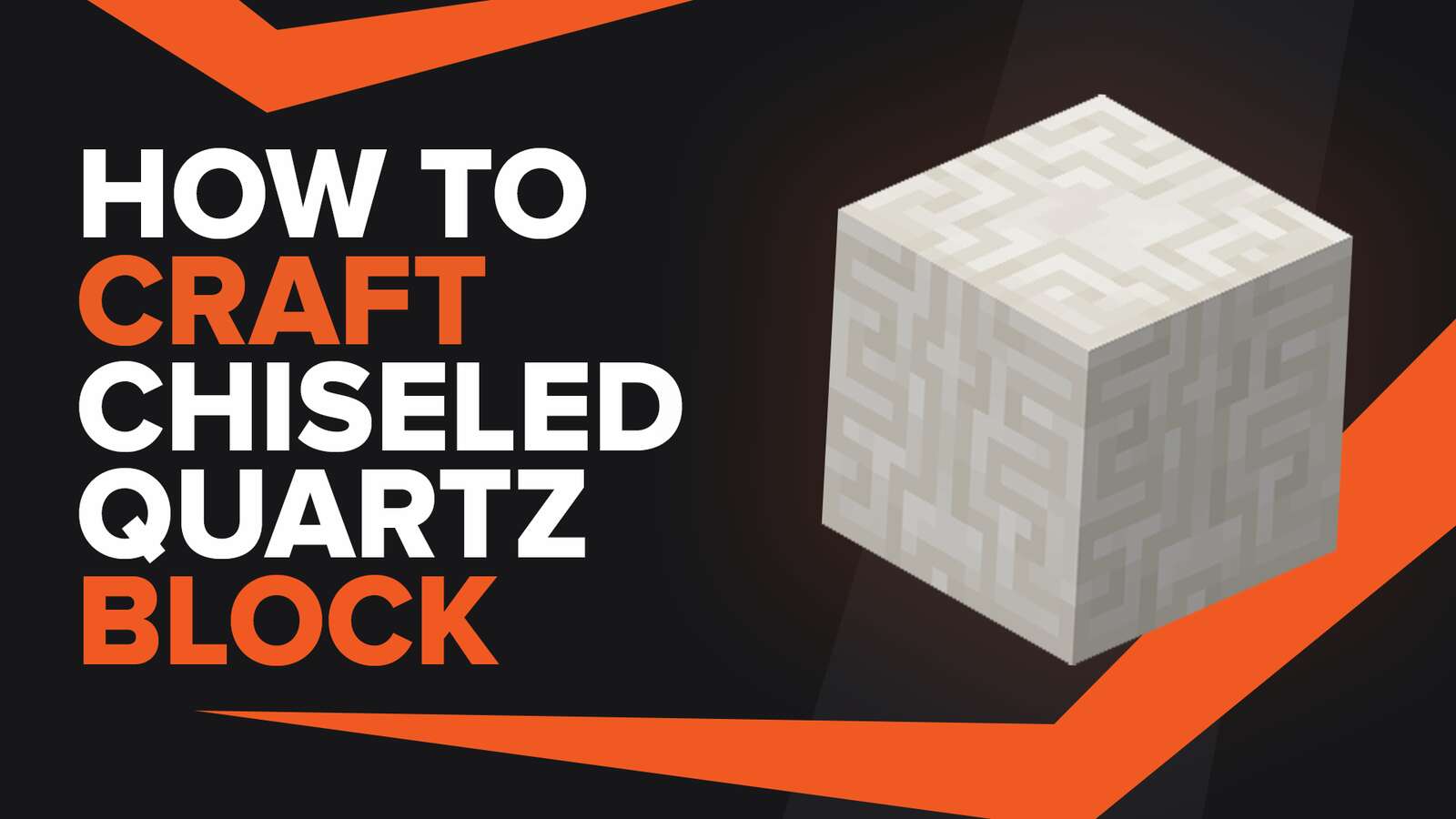 How To Make Chiseled Quartz Block In Minecraft