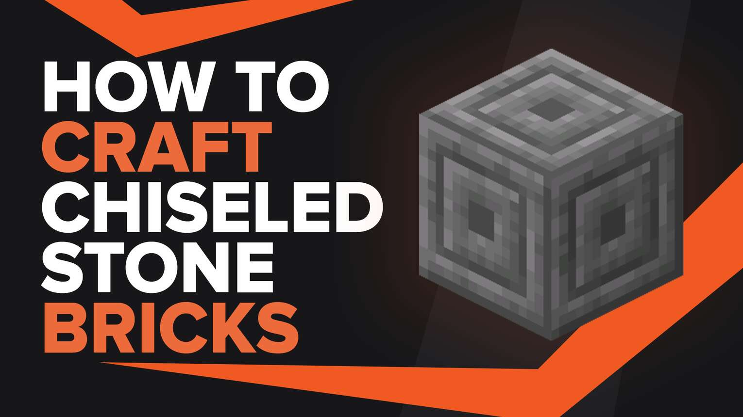 How To Make Chiseled Stone Bricks In Minecraft