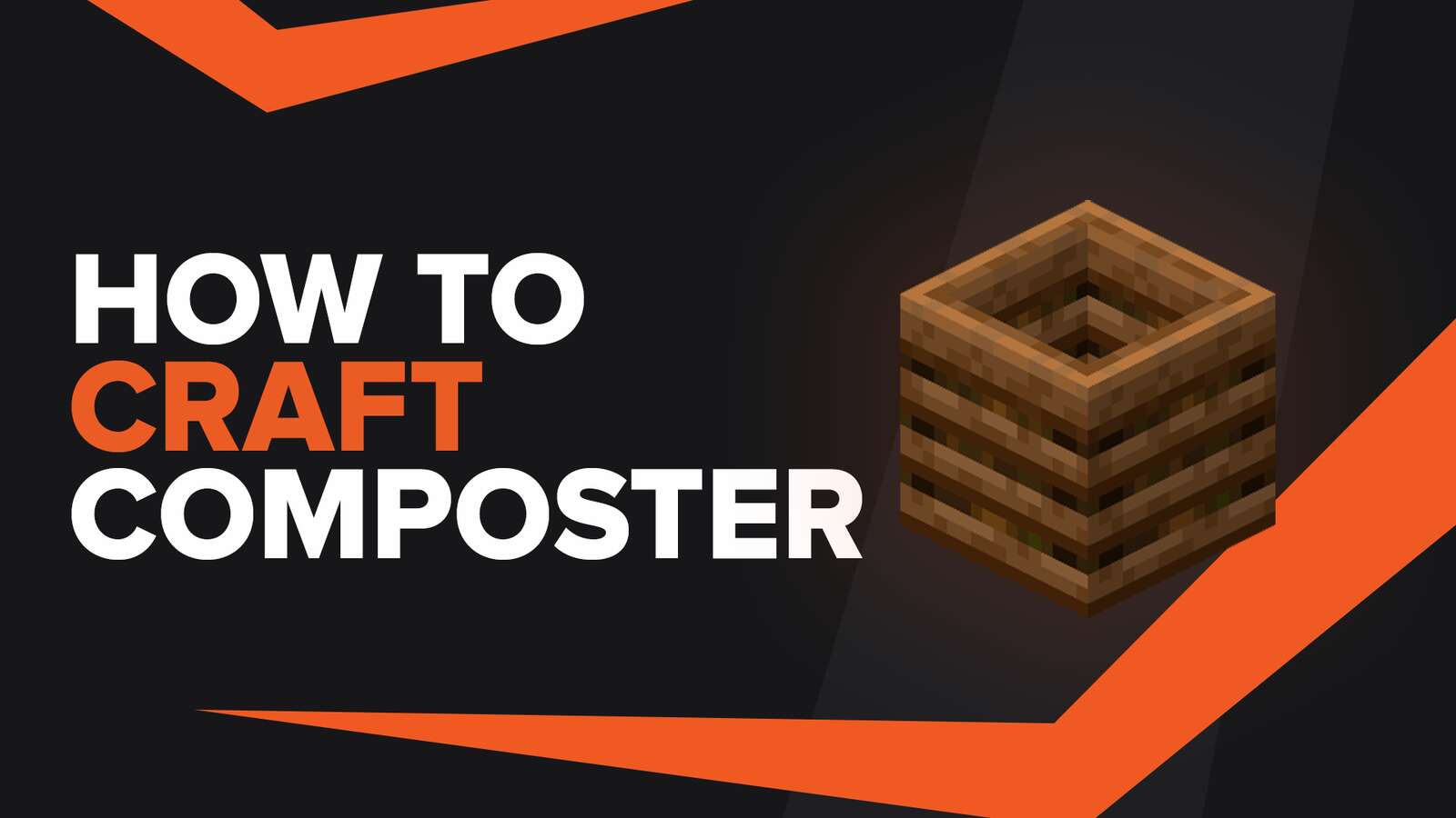 How To Make Composter In Minecraft