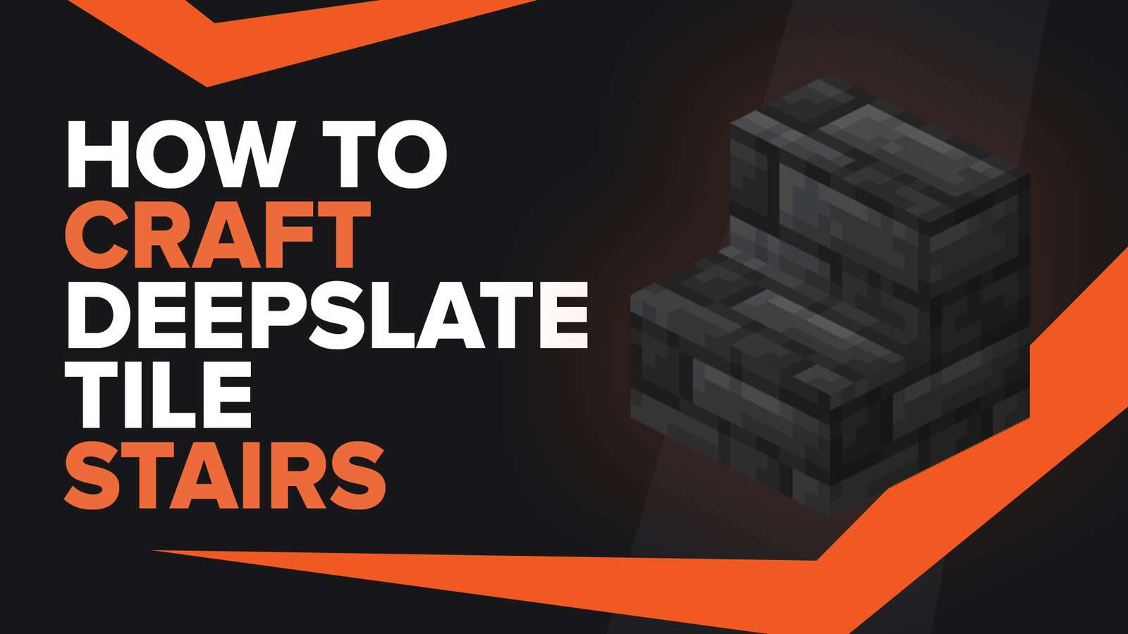 How To Make Deepslate Tile Stairs In Minecraft