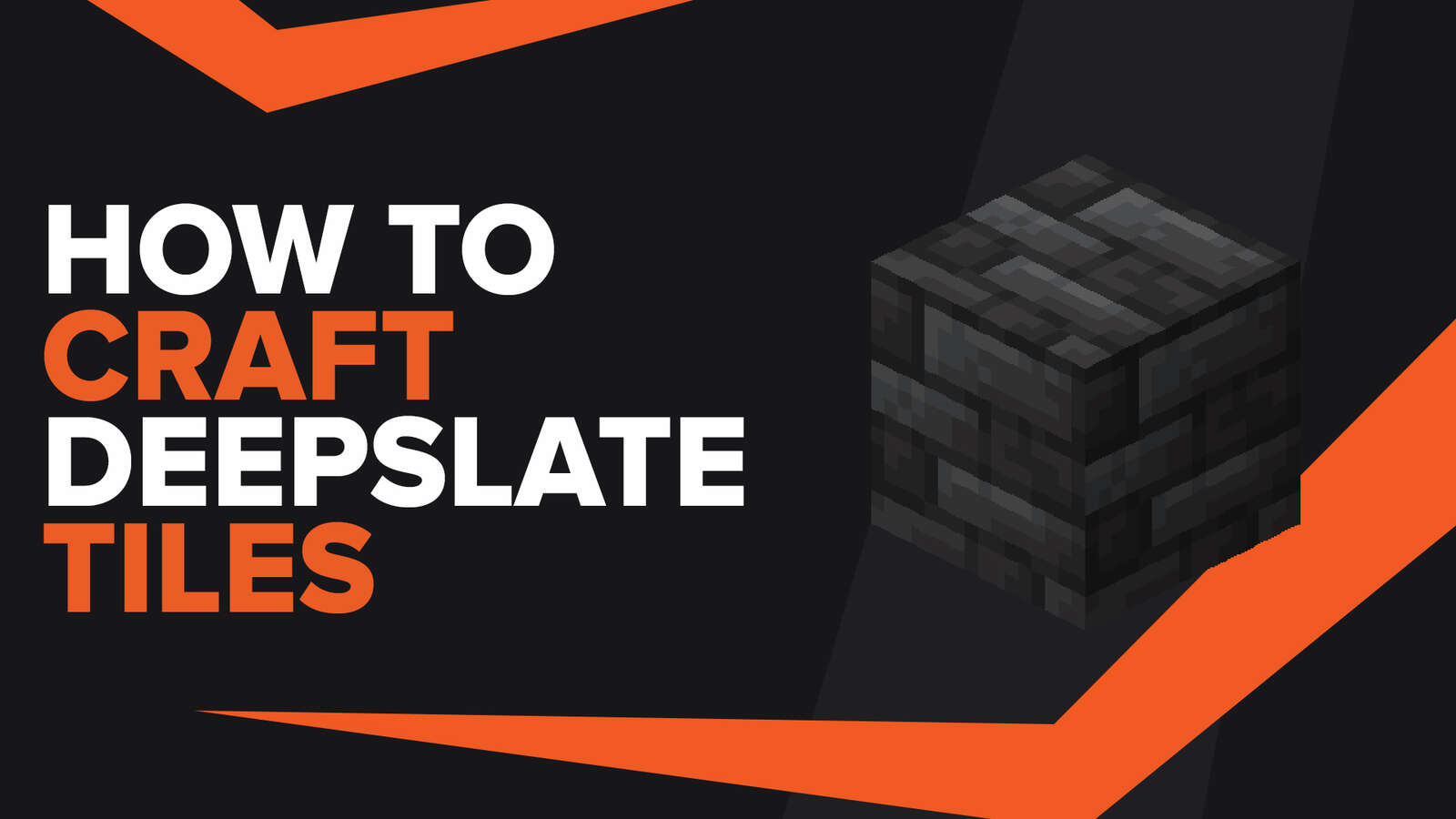 How To Make Deepslate Tiles In Minecraft