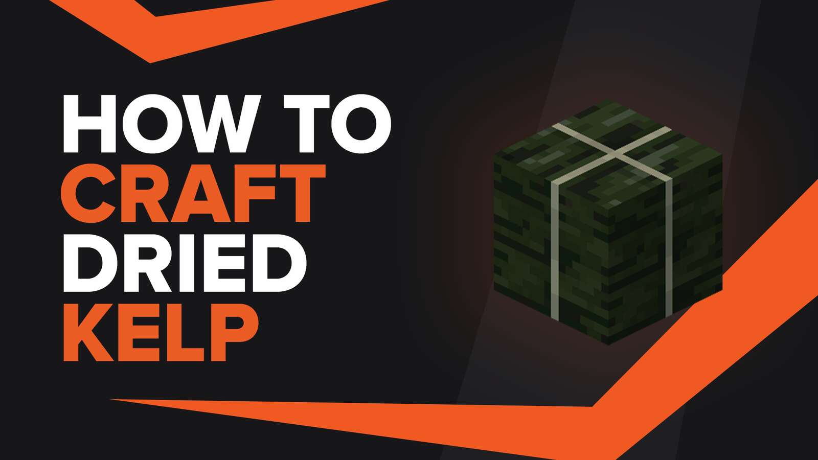 How To Make Dried Kelp In Minecraft