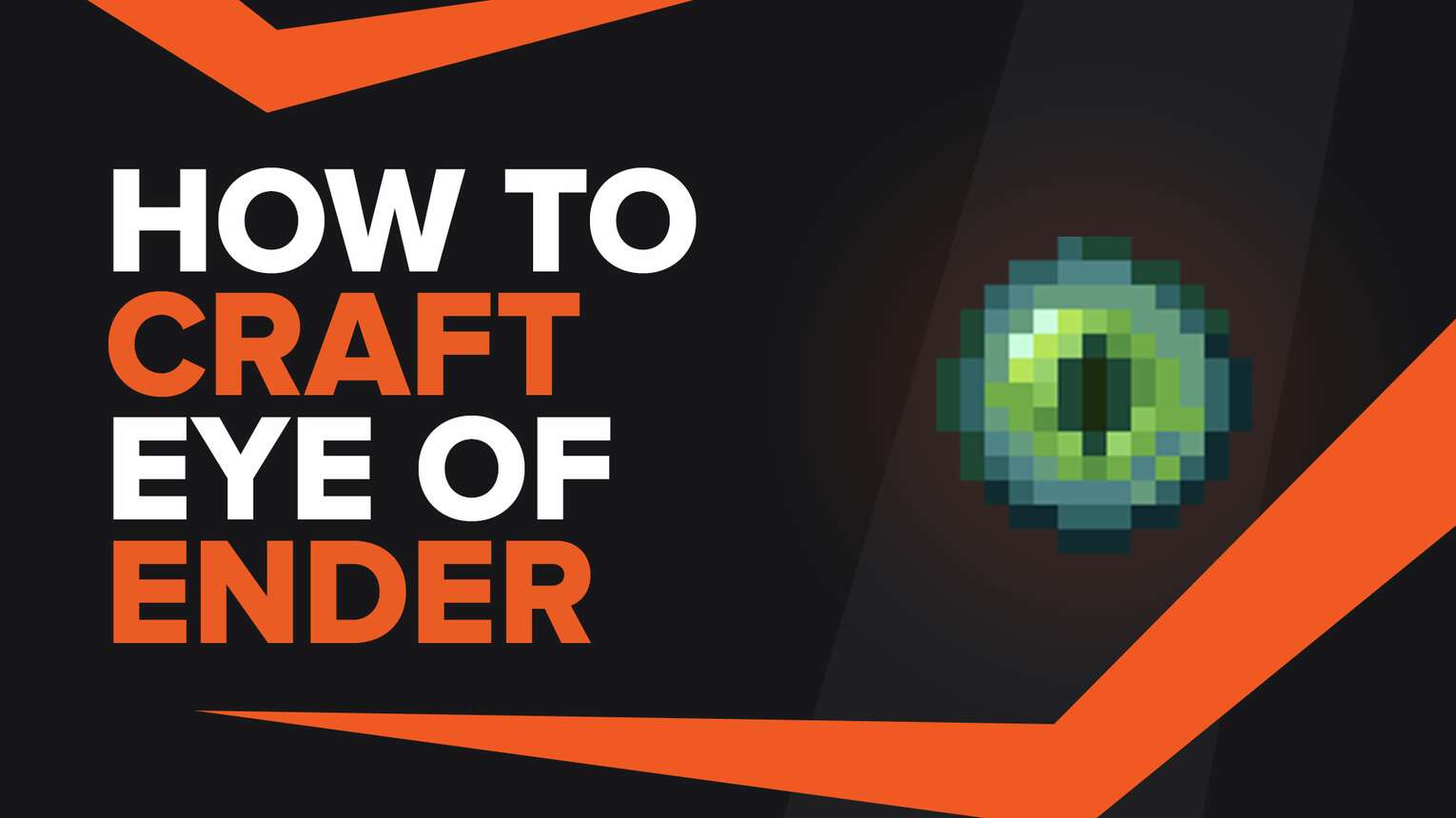 How To Make Eye Of Ender In Minecraft