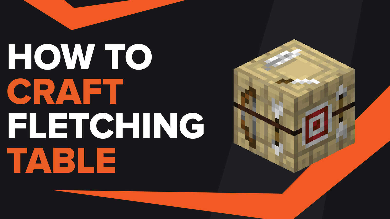 How To Make Fletching Table In Minecraft