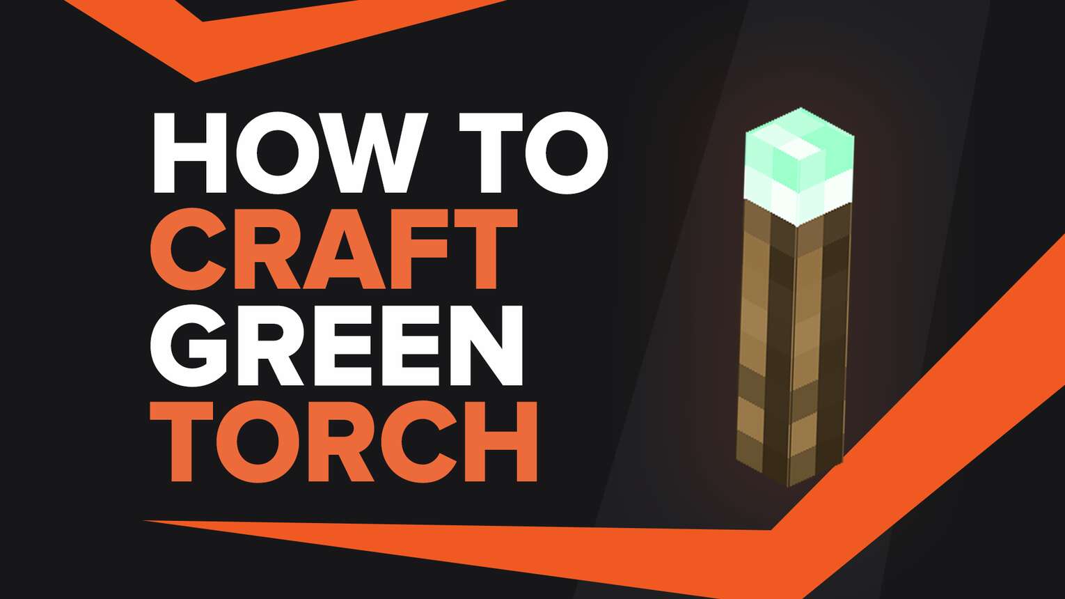 How To Make Green Torch In Minecraft