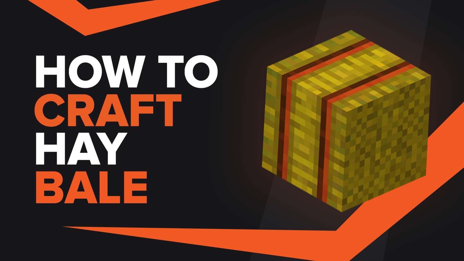 How To Make Hay Bale In Minecraft