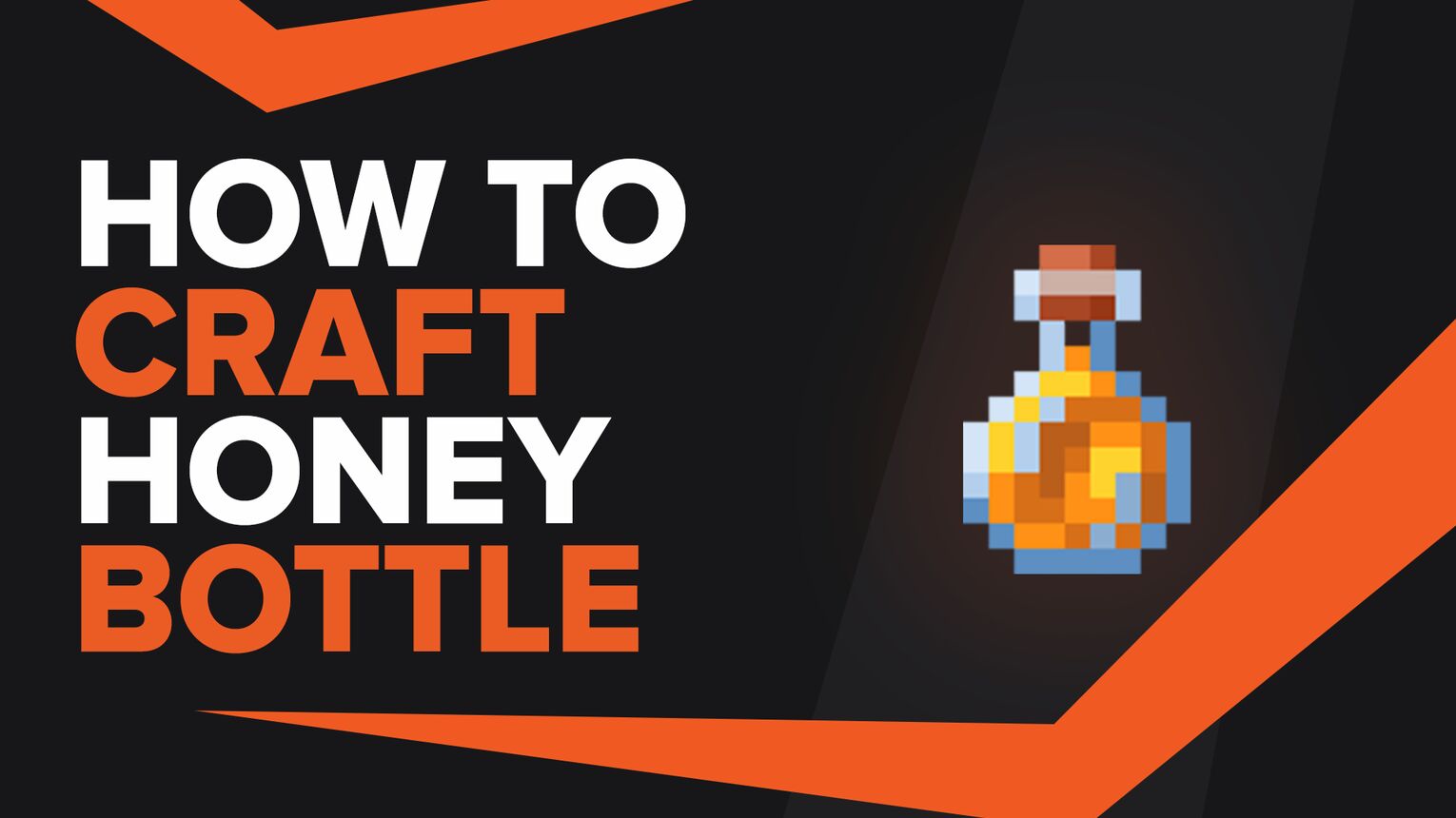 How To Make Honey Bottle In Minecraft