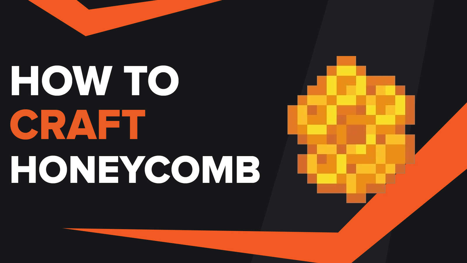 How To Make Honeycomb Block In Minecraft
