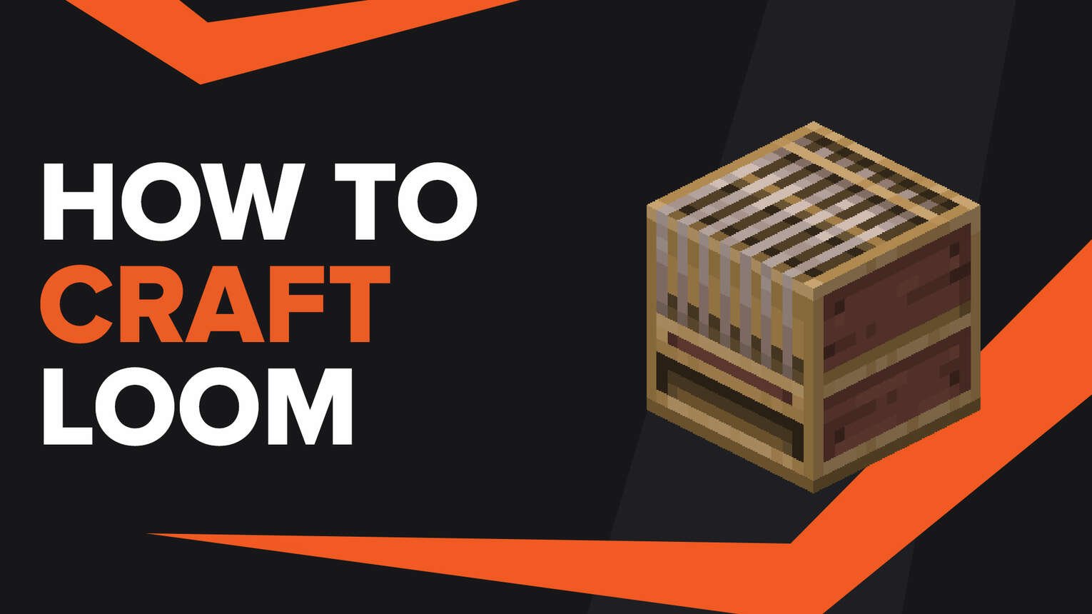 How To Make Loom In Minecraft